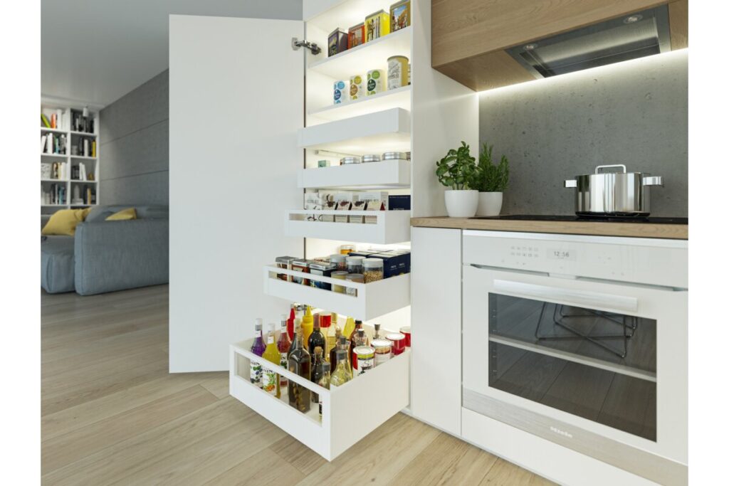 vnútorné šuflíky do kuchyne gtv axis pro